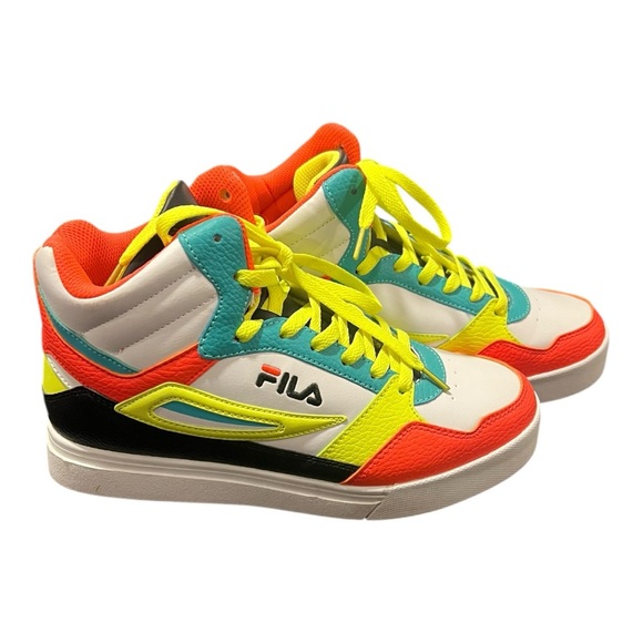 Fila Shoes - Fila Women’s High Top Multicolor Sneakers Athletic Shoes Size 8.5